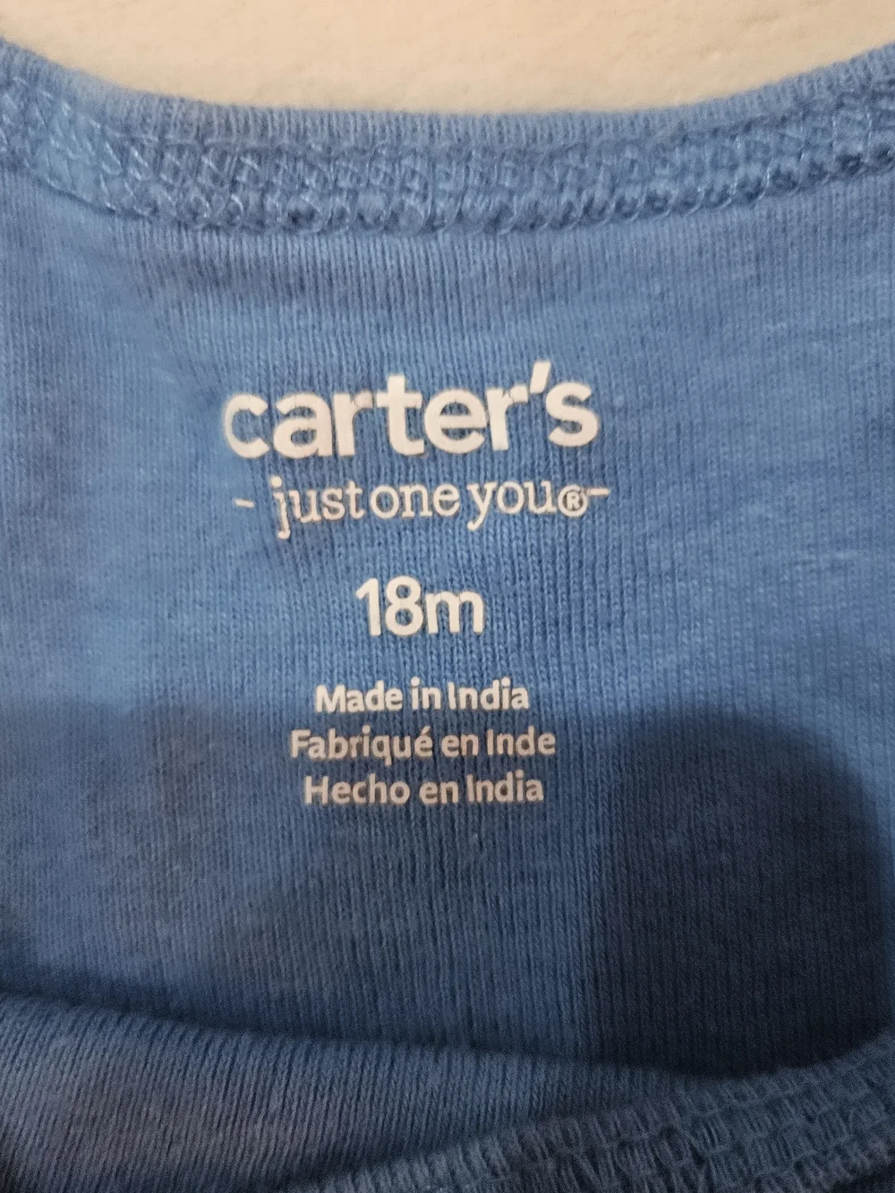 Carter's Blue Ocean Life Baby Bodysuit - 18 Months